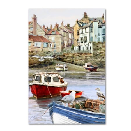 The Macneil Studio 'Seagull Harbour' Canvas Art,16x24